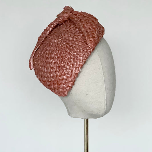 Vintage Swiss Straw Teardrop Percher with a Twist